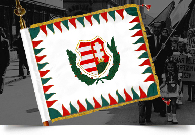 1949 mintájú csapatzászló